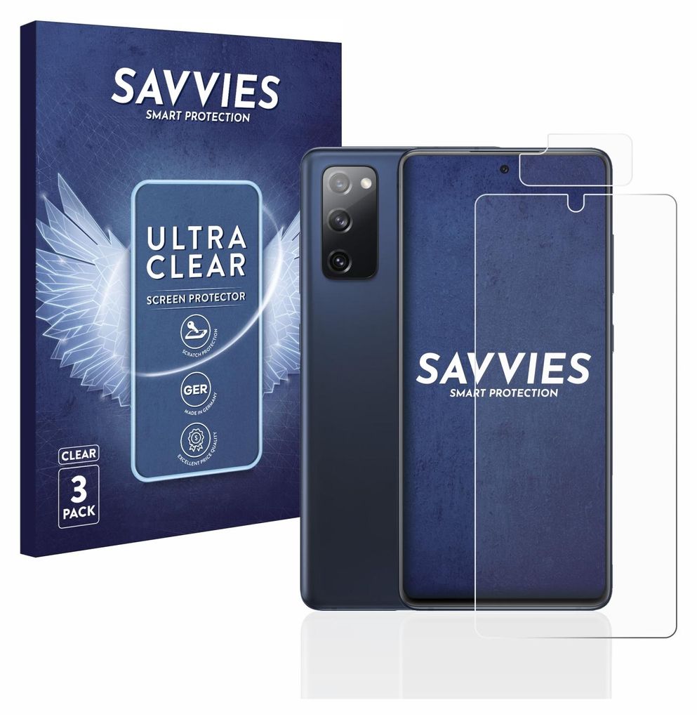 6x Für Samsung Galaxy S20 FE (Display+Kamera) Schutzfolie Produktbild 