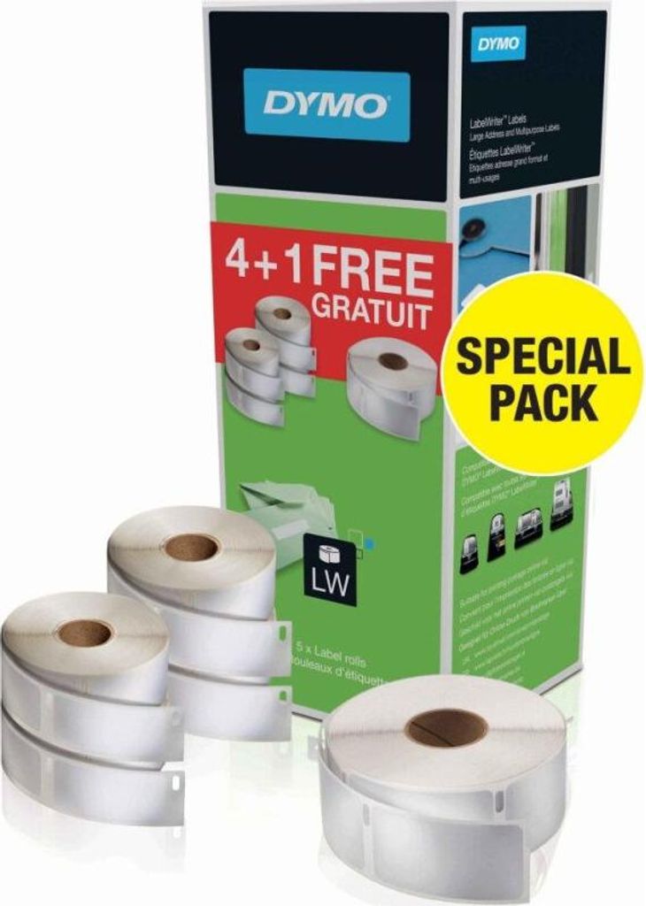 Etikett Etikett Dymo Bündelpackung