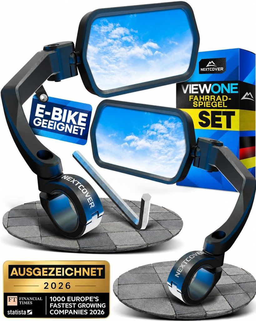 NEXTCOVER® Fahrradspiegel für Lenker [SET] mit Produktbild 