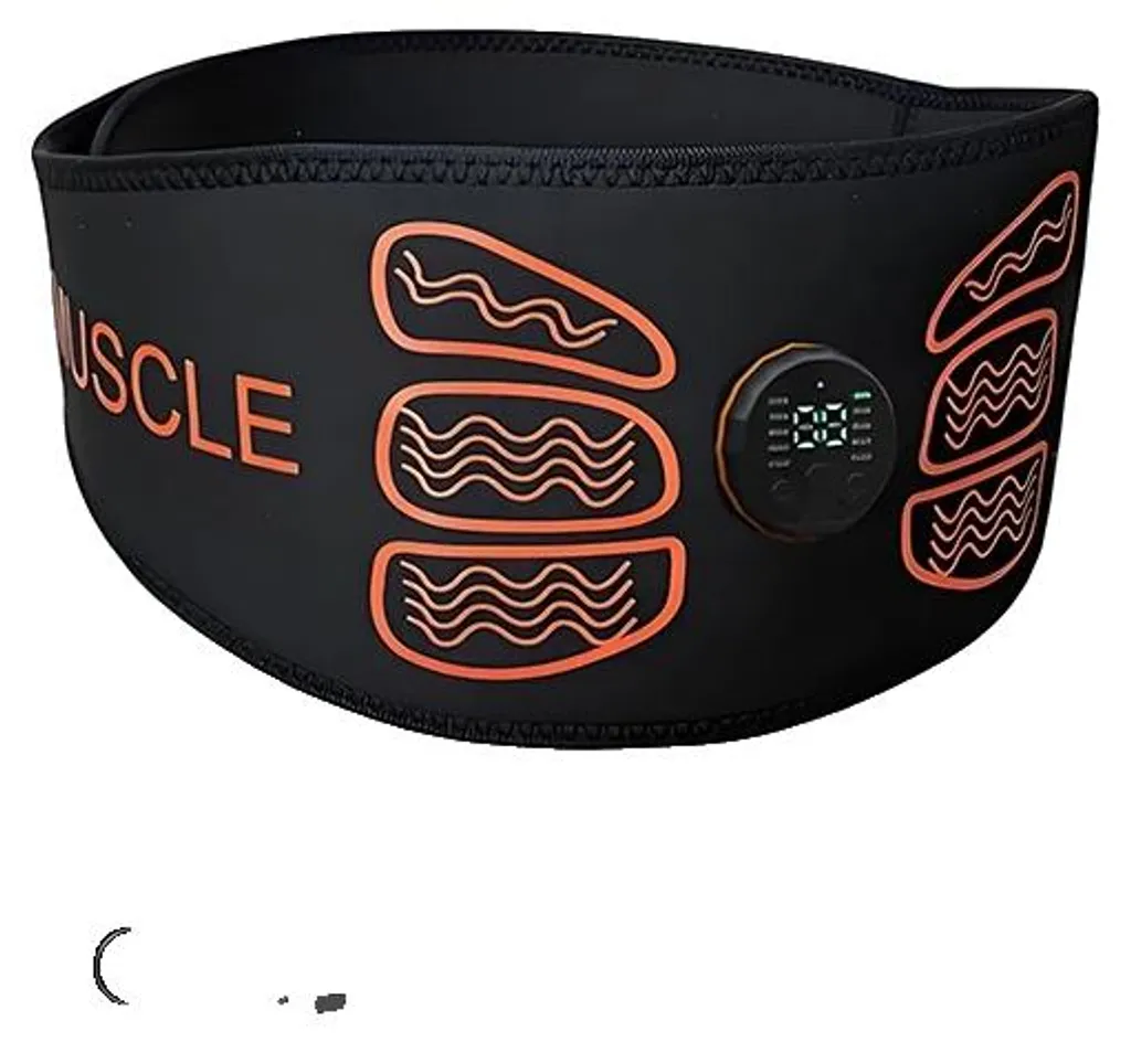 Ceinture de Stimulation Musculaire EMS pour Sport à Domicile et Fitness
