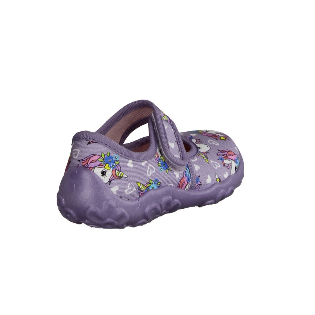 Superfit Kinder-Hausschuh Bonny Einhorn Lila-Mehrfarbig, Produktbild 3