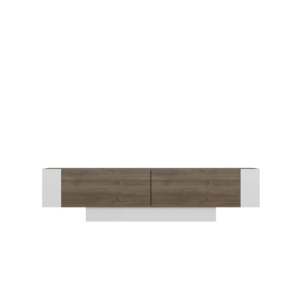 Skye Decor Matera Mobile TV Noce e Bianco 150cm | Arredo Moderno - 3