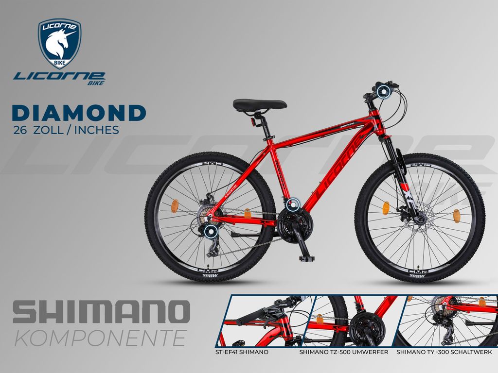 VTT Licorne Diamond Plus - Vélo Tout Terrain Pour Enfant, Design Licorne, Pour Usage Quotidien Et Loisirs