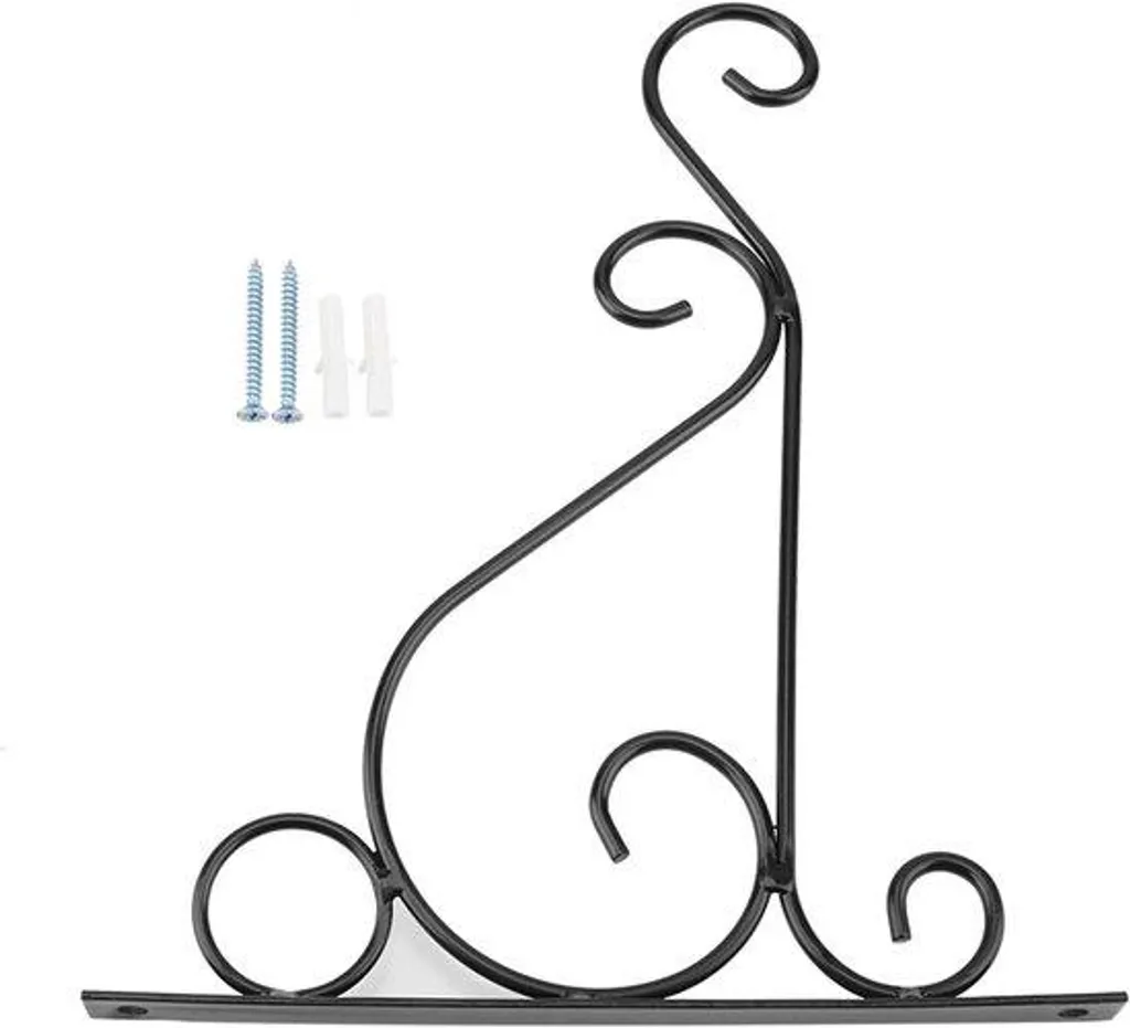 Aménager son balcon : Crochet pour plantes et suspensions murales 25 cm