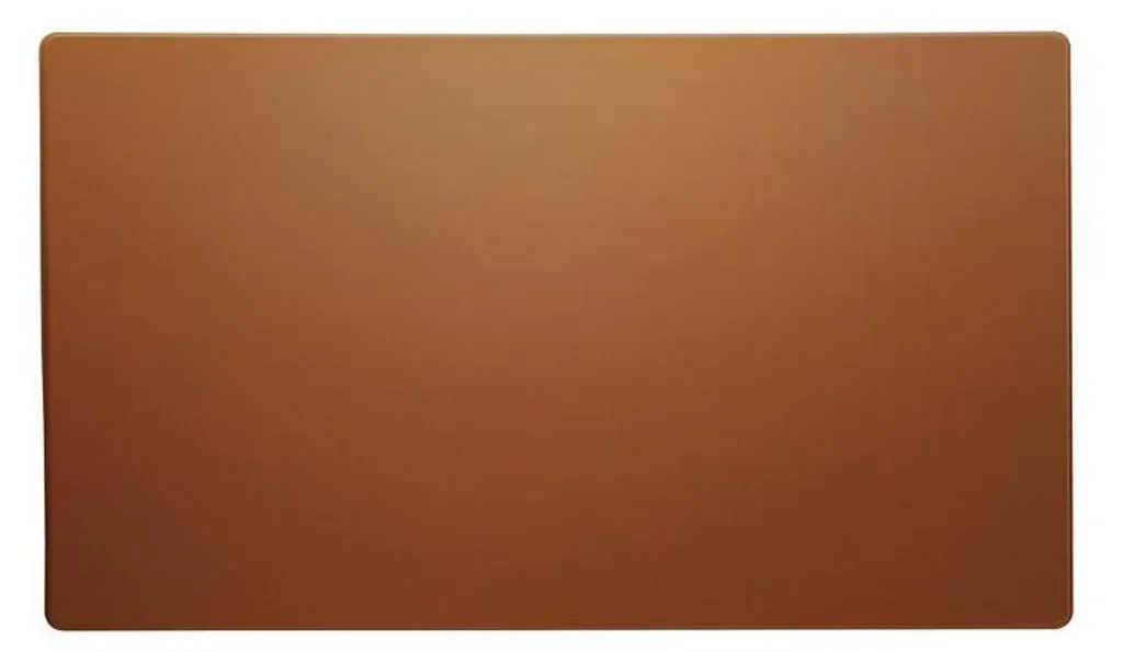 Planche à découper en polyéthylène marron 60x40x2 cm robuste - 4