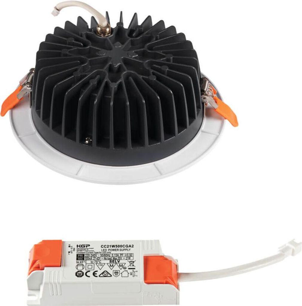 Kanlux S.A. 35670, LED, 2100 lm, IP20, IP44, Weiß