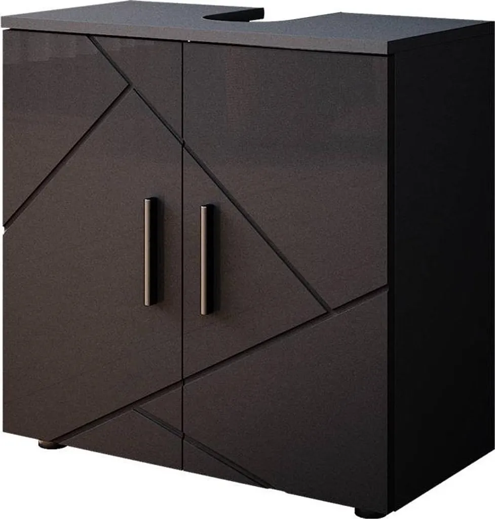 Vicco Irma Mobile Sottolavabo Bagno Antracite Lucido 60x59cm Offerta
