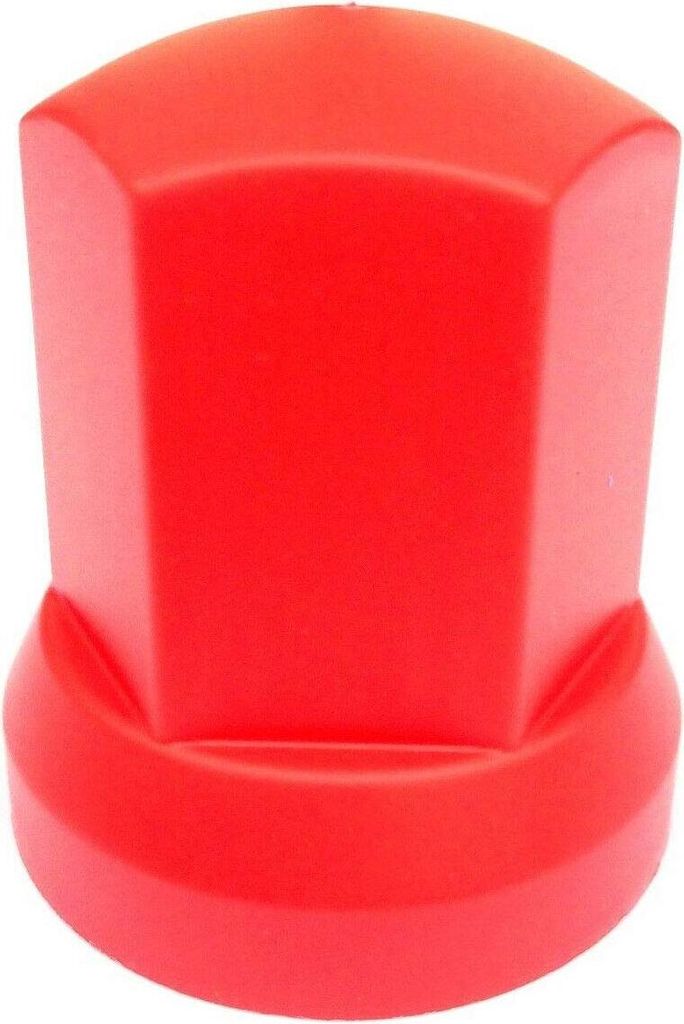 Matel Service 10x Radmutterkappen Ř32 mm Rot Radmutterabdeckung Radmutterschutz Kappe LKW