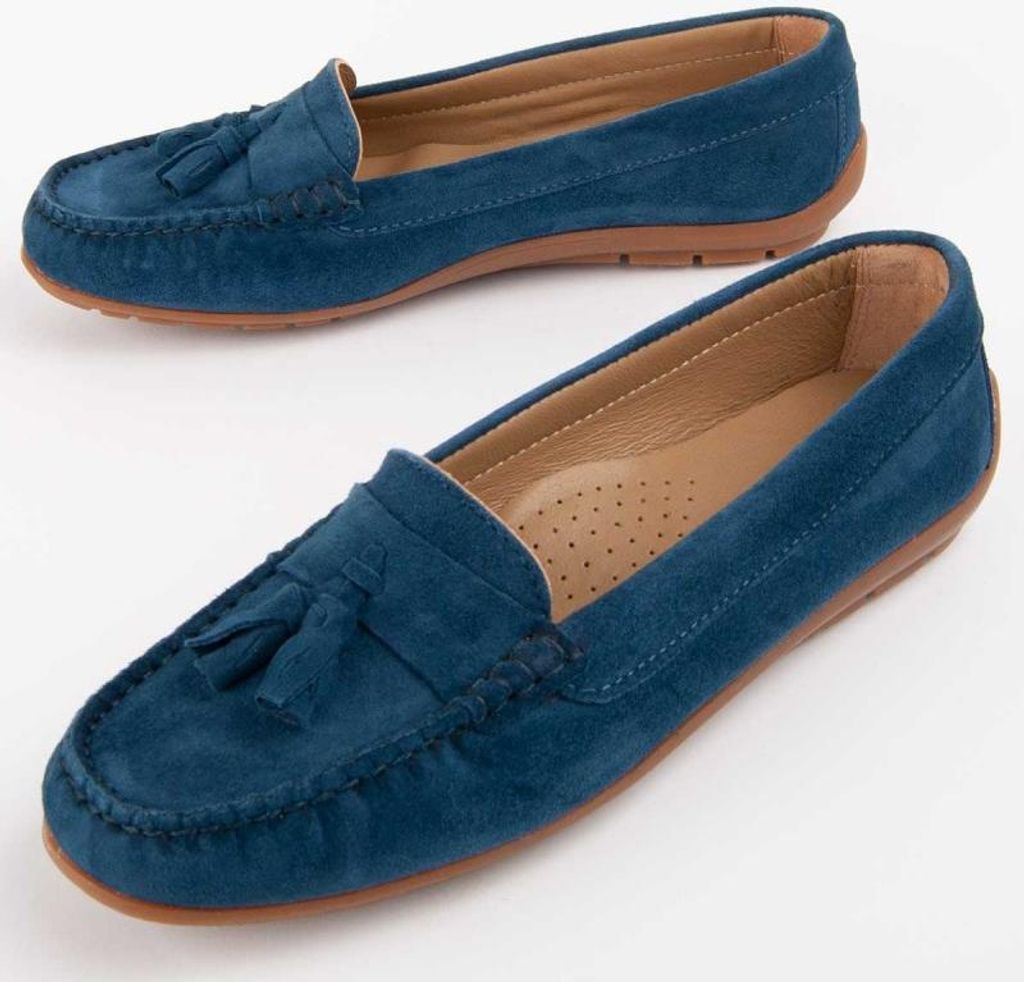 Mokassin Purapiel Meilis4 Bleu