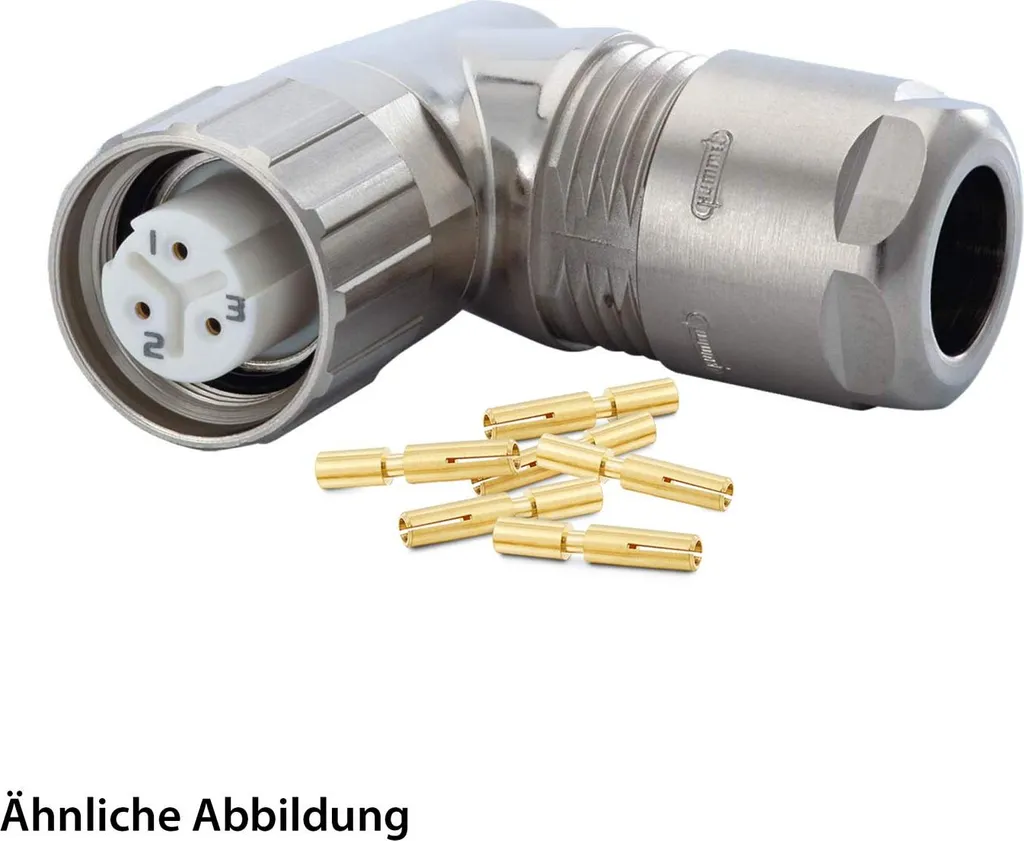 HUMMEL M16 Set Connettore 3+4+PE Angolato | Crimp Socket Orientabile
