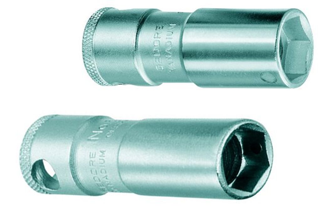 GEDORE 57 MH Zündkerzeneinsatz mit Magnet 18 mm 1/2", 6362150
