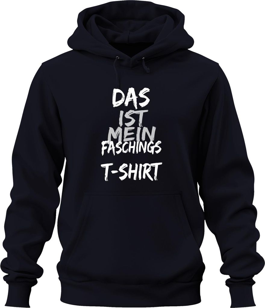 Das ist mein Faschings Karneval Kostüm lustig Geschenk Party Uni Hoodie Kapuzenpullover, Navy, S