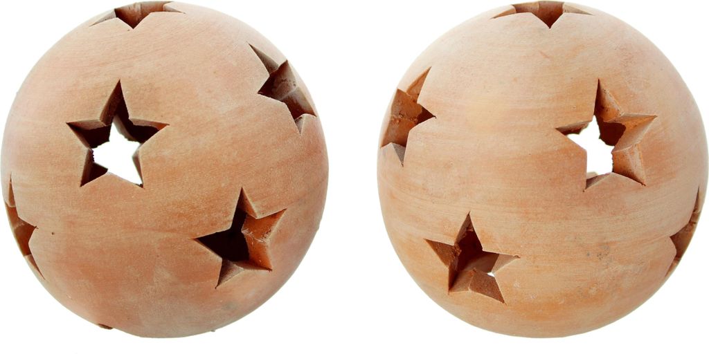 Kugel "Sterne", klein, 2er Set Produktbild 