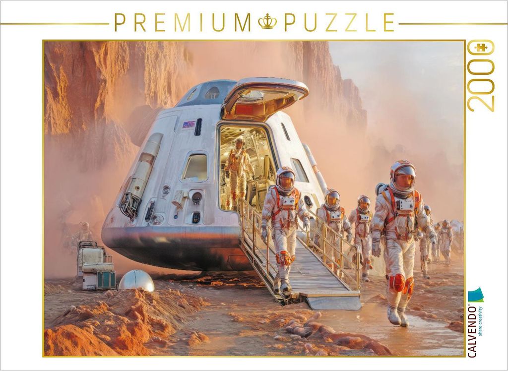 CALVENDO Puzzle Viel Abenteuer im Kosmos | 2000 Teile Lege-Größe 90x67cm Foto-Puzzle für glückliche Stunden