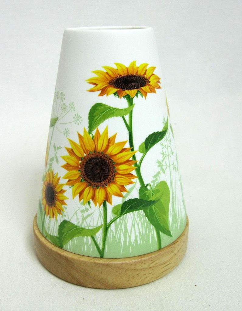 Teelichtleuchter Vintage Style Sonnenblume mehrfarbig Nr. Produktbild 