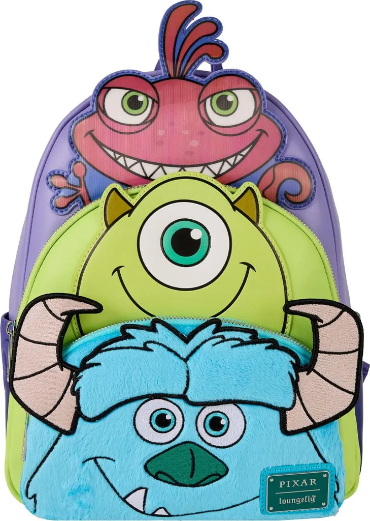 Sac à Dos Disney Pixar Monsters Inc Randall Loungefly Finition Deluxe