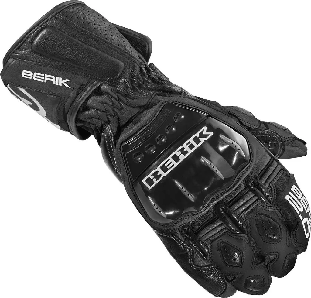 Gants de moto Berik Segullo Noir XS parfaits pour le trajet quotidien