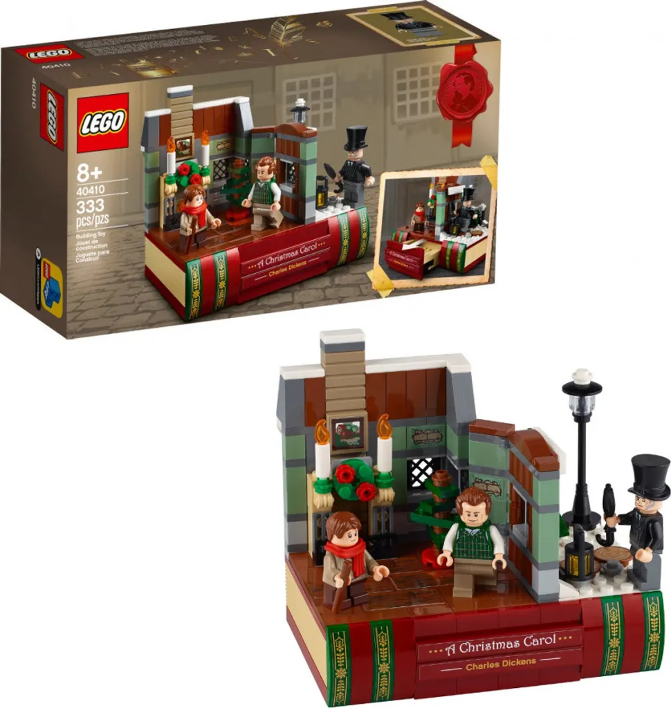 LEGO 40410 Hommage à Charles Dickens Set Noël exclusif avec figurines