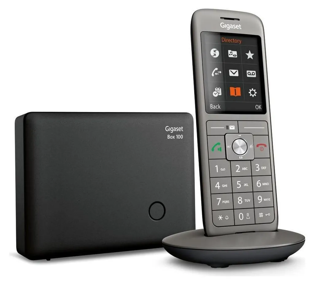 Téléphone Sans Fil Gigaset CL660 Anthracite avec Écran Couleur Large