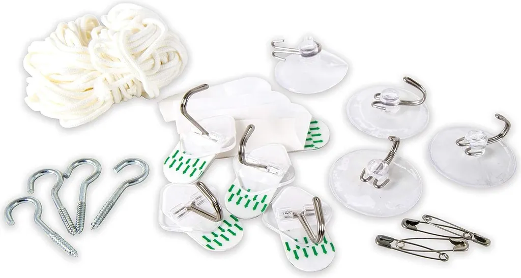 Accessoires moustiquaire universels : Kit de fixation complet 12 pièces