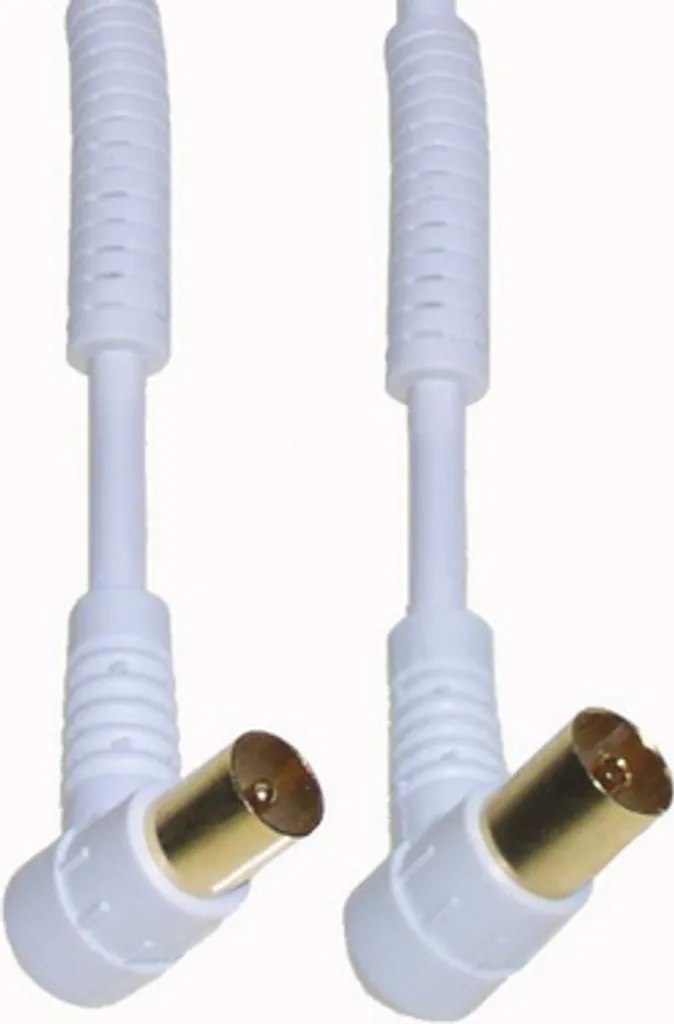 Raccord Coaxial e+p HFW 201 G Mâle avec Connecteurs Or pour Antenne TV