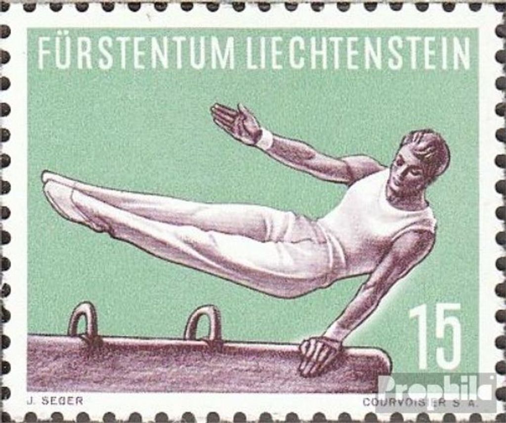 Briefmarken Liechtenstein 1957 Mi 354 postfrisch Sport