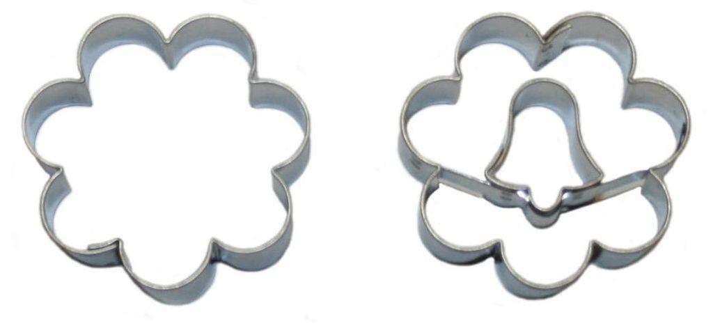 Ausstechform 2er Blume/Glocke+Blume ø 40 mm Produktbild 