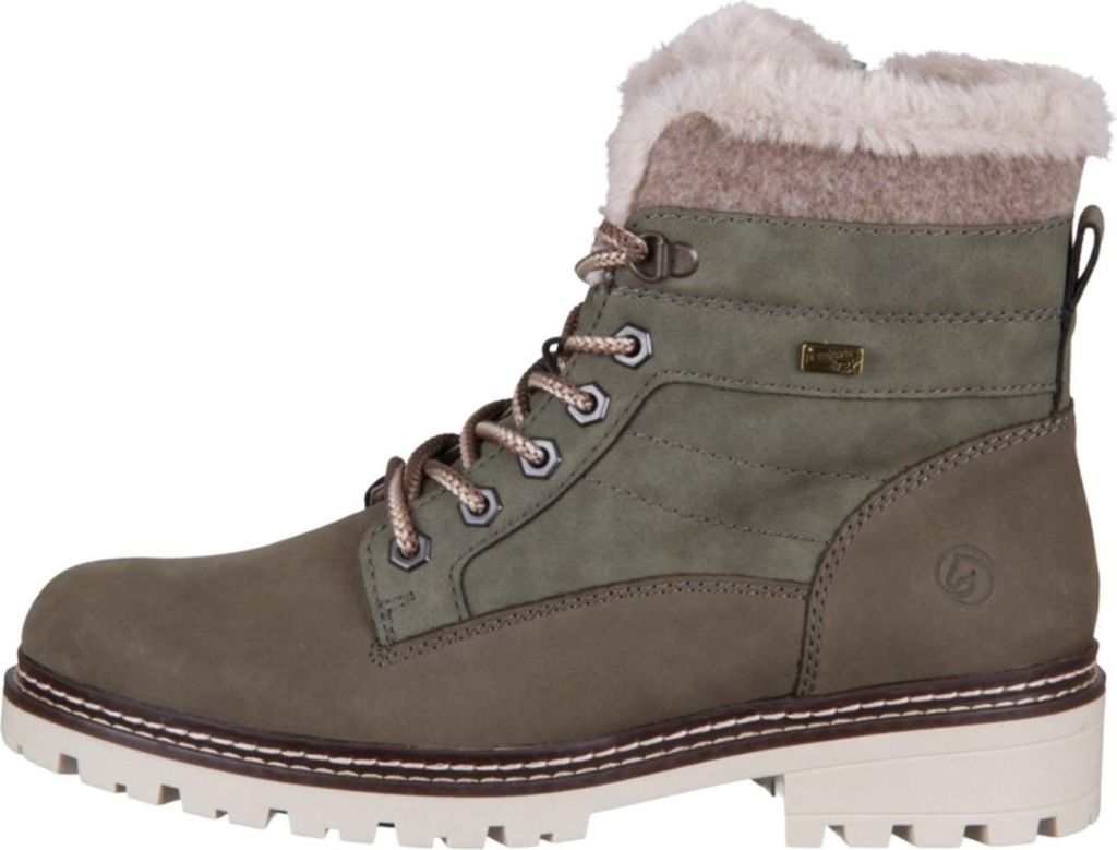 Remonte Schnürboots Damen 32303936373339 Grün 38 EU