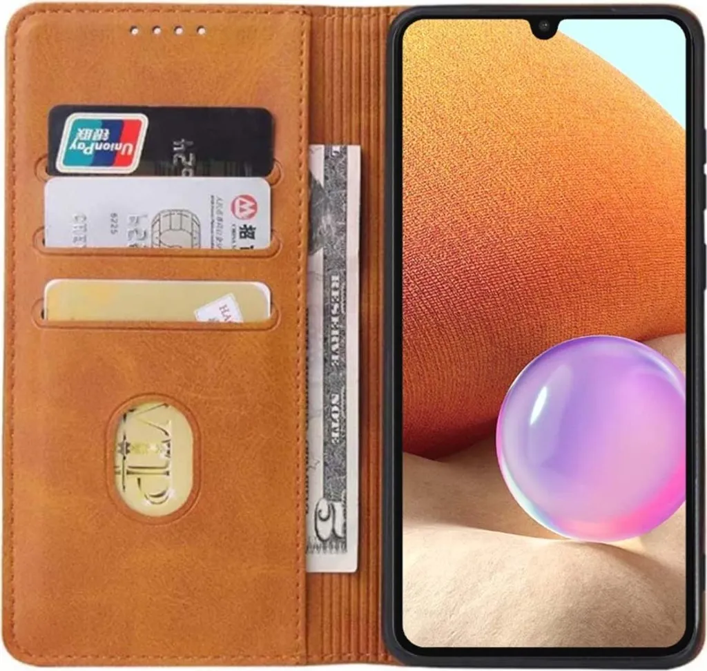 Recensione Custodia Libro Samsung Galaxy A32 4G - Ecopelle Marrone Duratura