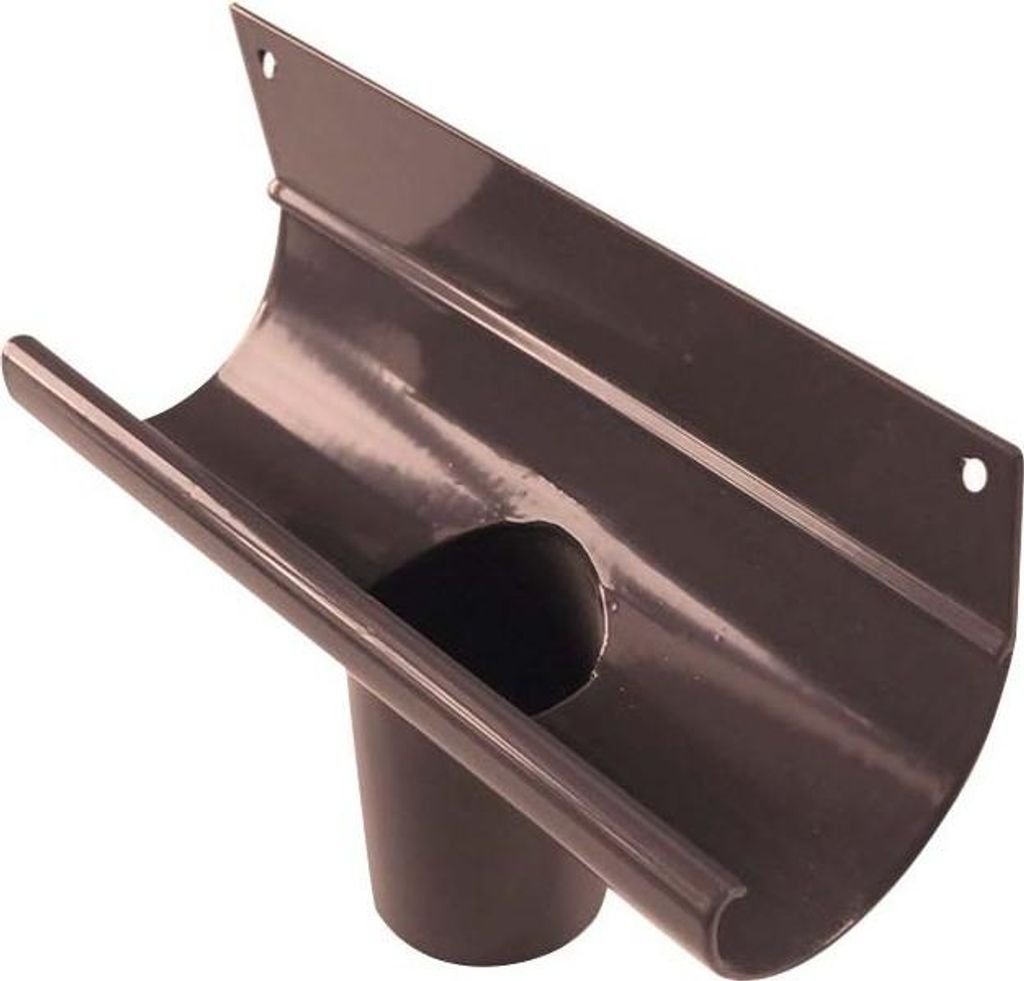 Renoplast Aluminium Dachrinnensystem R50, Rinnenkästen, DN 40 mm, Braun