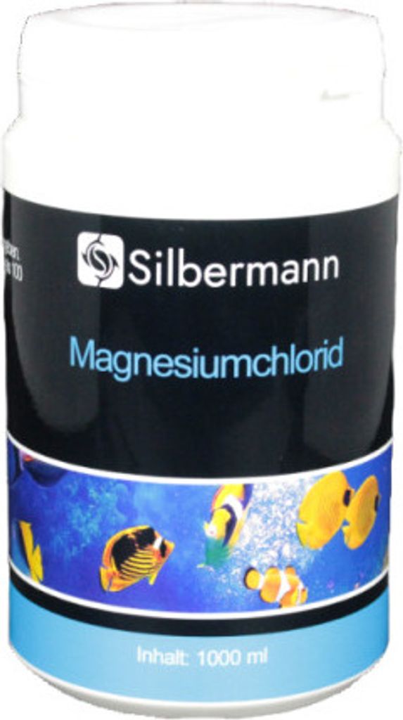 Silbermann Magnesiumchlorid (Hexahydrat), zur Erhöhung des Magnesiumgehaltes im Meerwasseraquarium, in verschiedenen Größen (1000 ml)