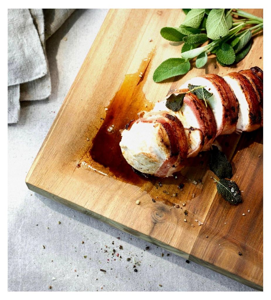 Frühstücksbrettchen | 6er Set | Akazienholz | Holz Schneidbrett für den täglichen Gebrauch | geeignet zum Servieren von Speisen