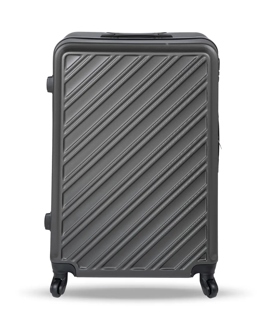 Valise de voyage 65x45x27cm grise pour soute - Rigide et fonctionnelle