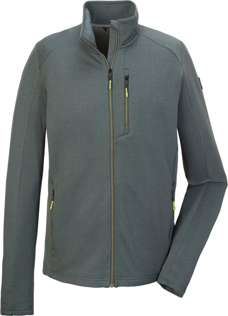 Killtec KOS 92 MN FLX JCKT Fleecejacke Herren dunkelgrün grau XXXL