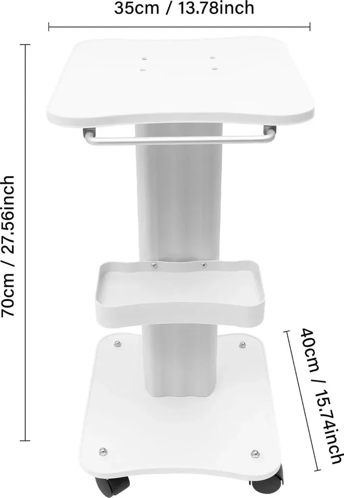 Chariot de rangement mobile pour petit salon - Solution spa 3 étages - 2