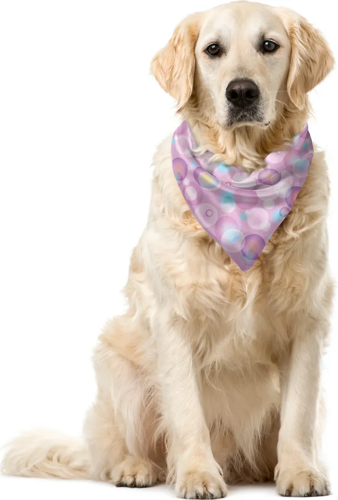 Bandana Pet ABAKUHAUS 55x55cm Bolle Multicolore - Fashion Dog Style