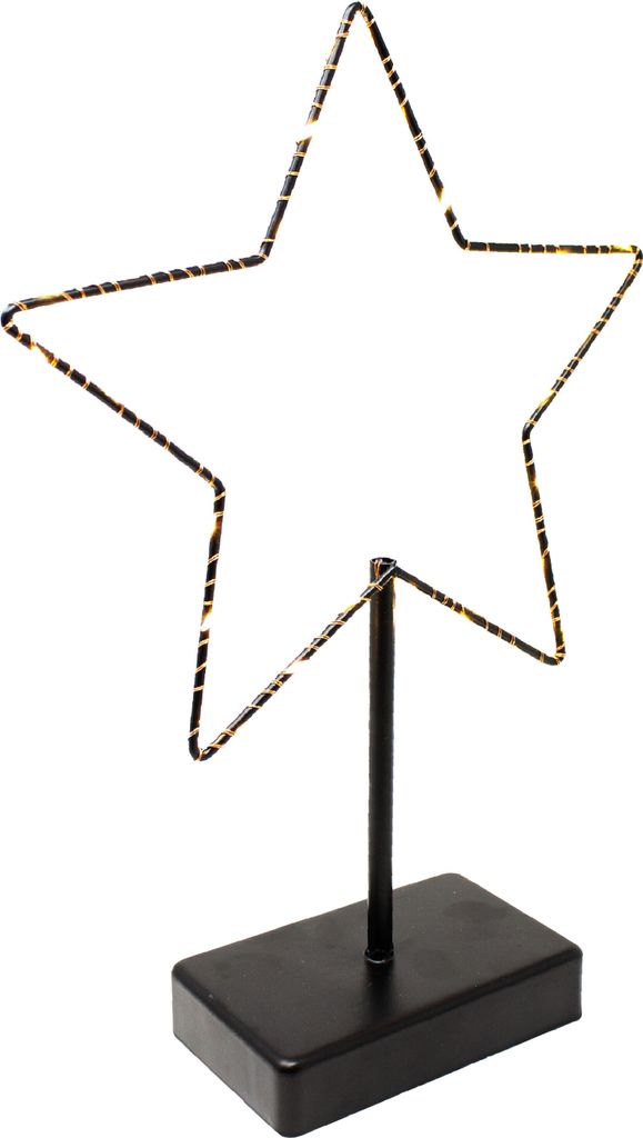 ToCi Deko-Aufsteller Stern mit LED-Beleuchtung | Produktbild 