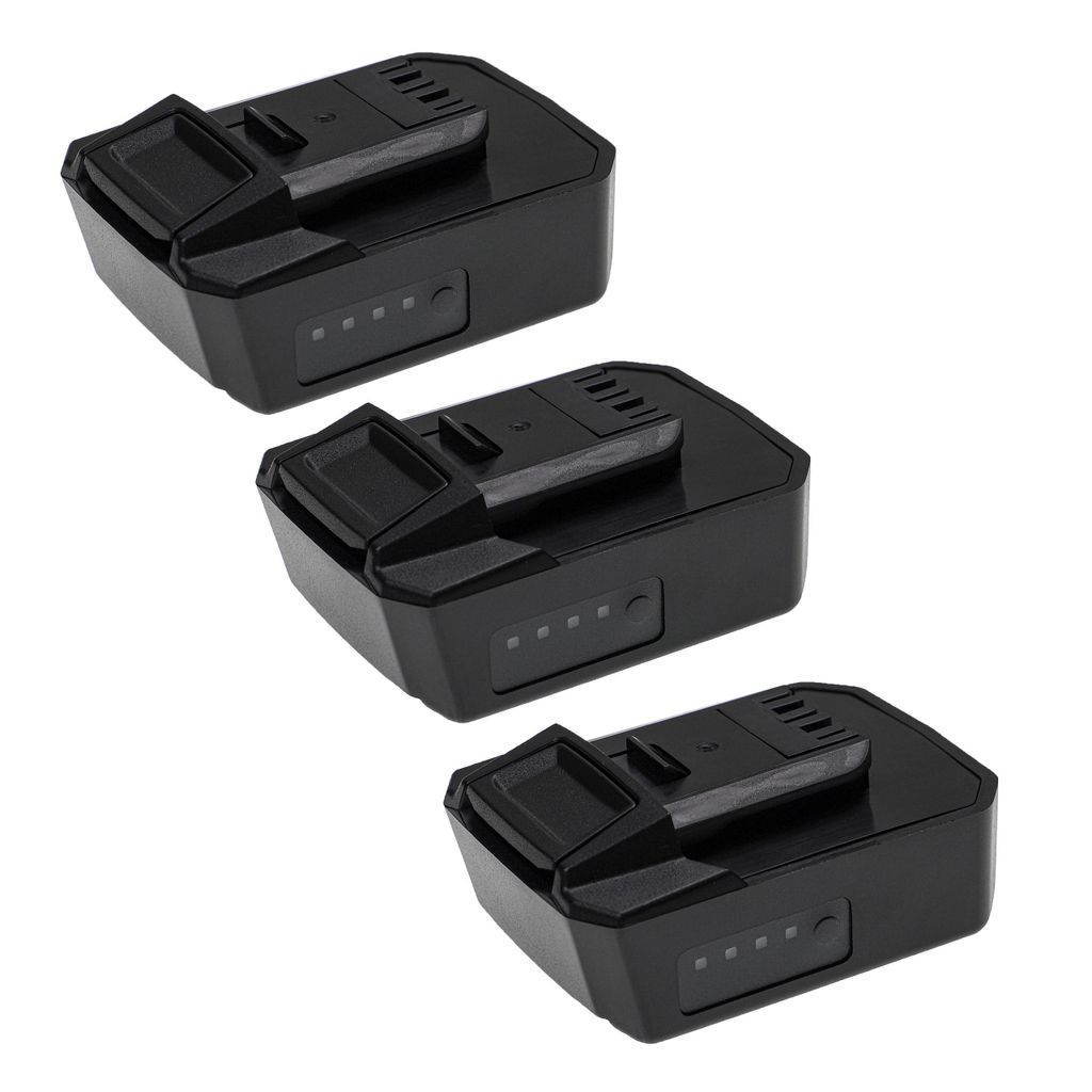 EXTENSILO 3x Akku kompatibel mit Hilti PR 3-HVSG A12, SF 2-A12, SFD 2-A, SF 2H-A, SF 2-A, SFD 2-A12, SF 2H-A12 Werkzeug (2500 mAh, Li-Ion, 10,8 V)