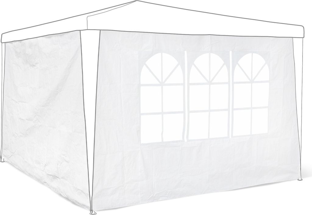 Relaxdays gazebo pannelli laterali set di 2 3 x 3 m gazebo Immagine del prodotto 