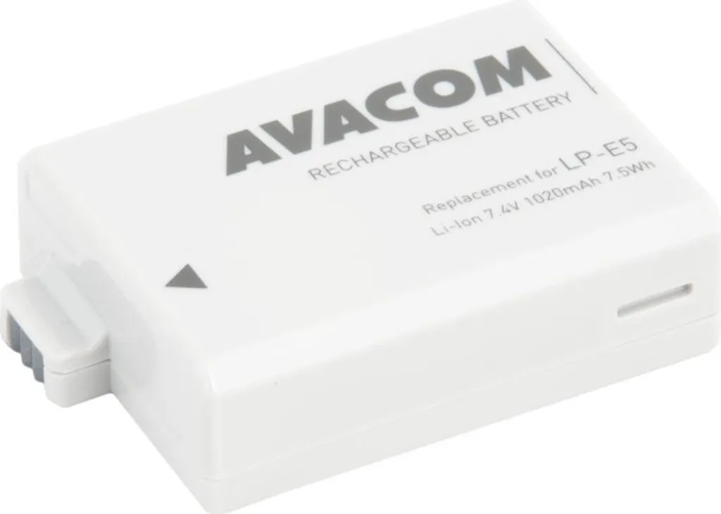 Batterie Canon LP-E5 Li-Ion 7.4V 1020mAh pour Reflex EOS 450D et 500D
