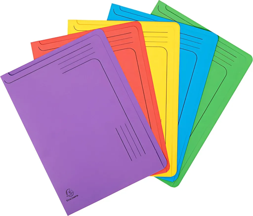 Porte-documents A4 recyclés Exacompta Forever à zones d'étiquetage x5