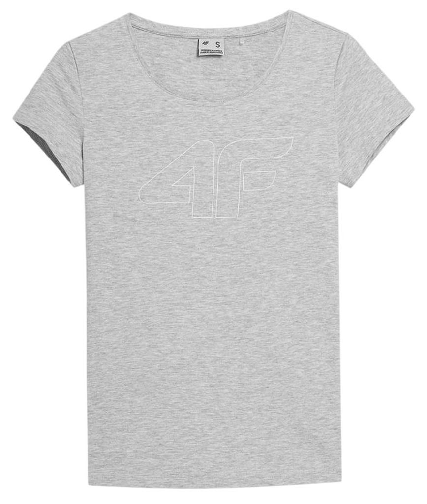 4F - "H4Z22-TSD353" T-Shirt für Damen PP1734 (L) (Grau)