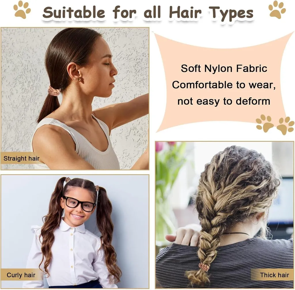 30 Elastici in Nylon per Capelli | Accessori Treccia Professionale - 5