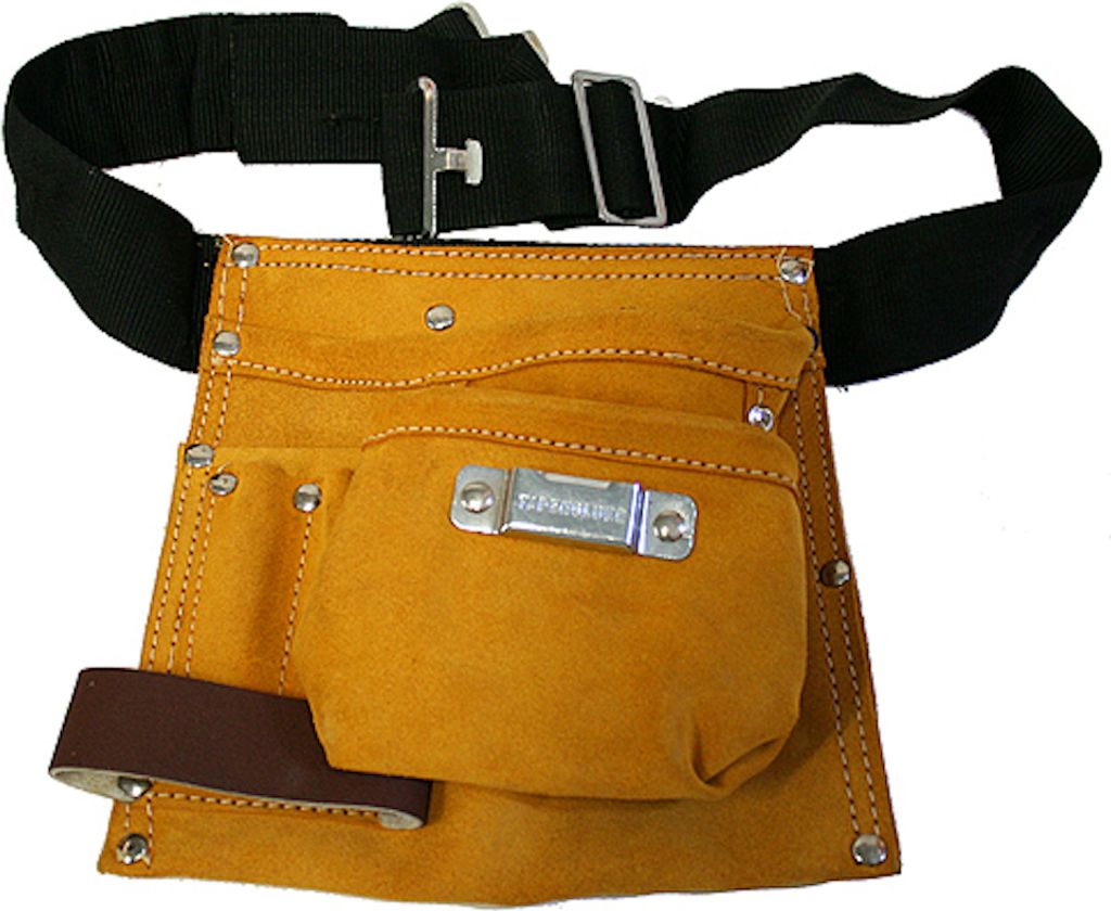 PROREGAL Werkzeuggürtel Wekrzeugtasche Leder, 1 Tasche