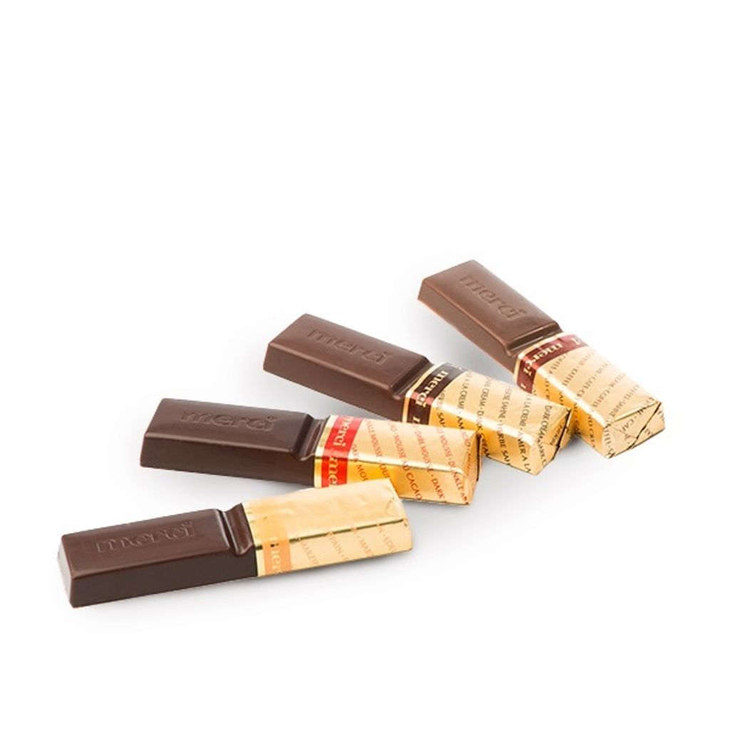 Merci Finest Selection Herbe Vielfalt Schokoladengenuss 250g 5er Pack