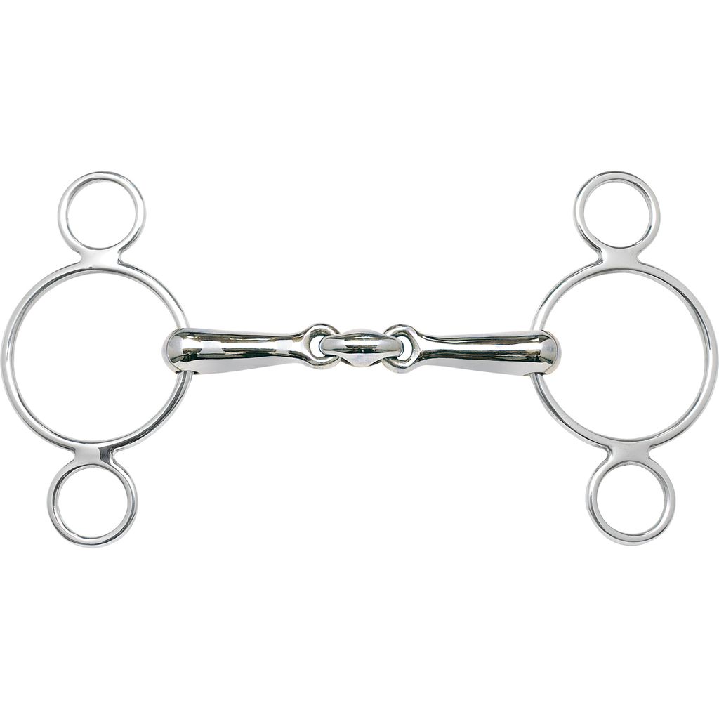 BUSSE 3-Ring-Wassertrense Edelstahl, Doppelt Gebrochen 18mm 14,5 cm