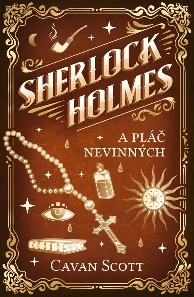 Livre Sherlock Holmes a Pláč nevinných, roman policier en tchèque