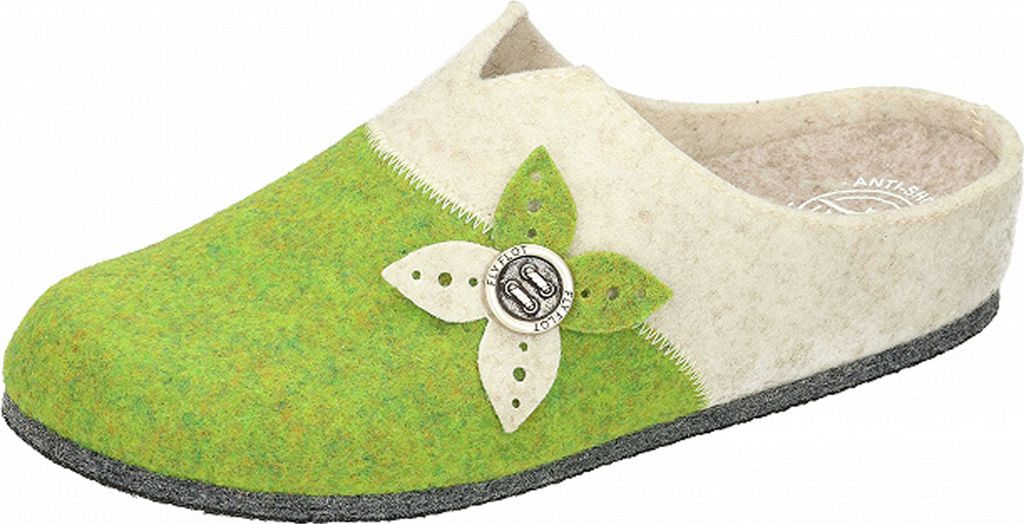 Fly Flot Damen Pantoffel Hausschuh PET recycelt Blüte Produktbild 