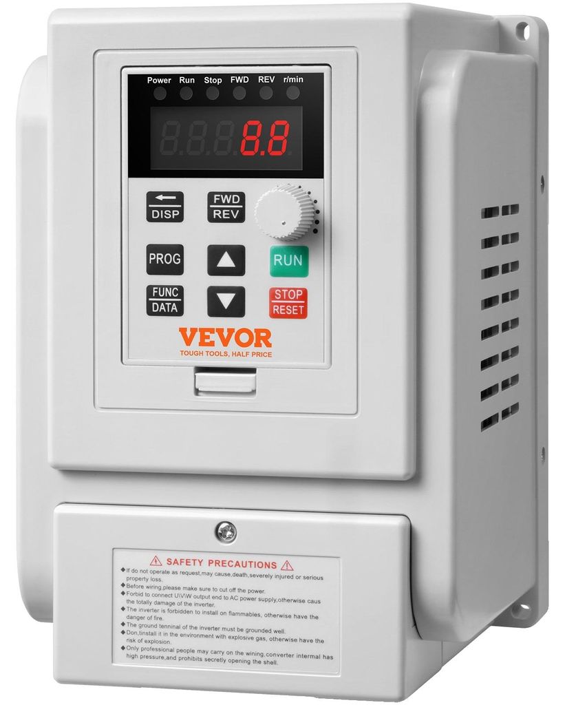 VEVOR VFD 4KW, 18A, 5HP Frequenzumrichter für die Produktbild 