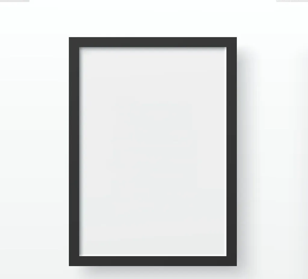 Cadre A3 pour Affiche et Diplôme Noir Wallity - Format 29,7 x 42 cm